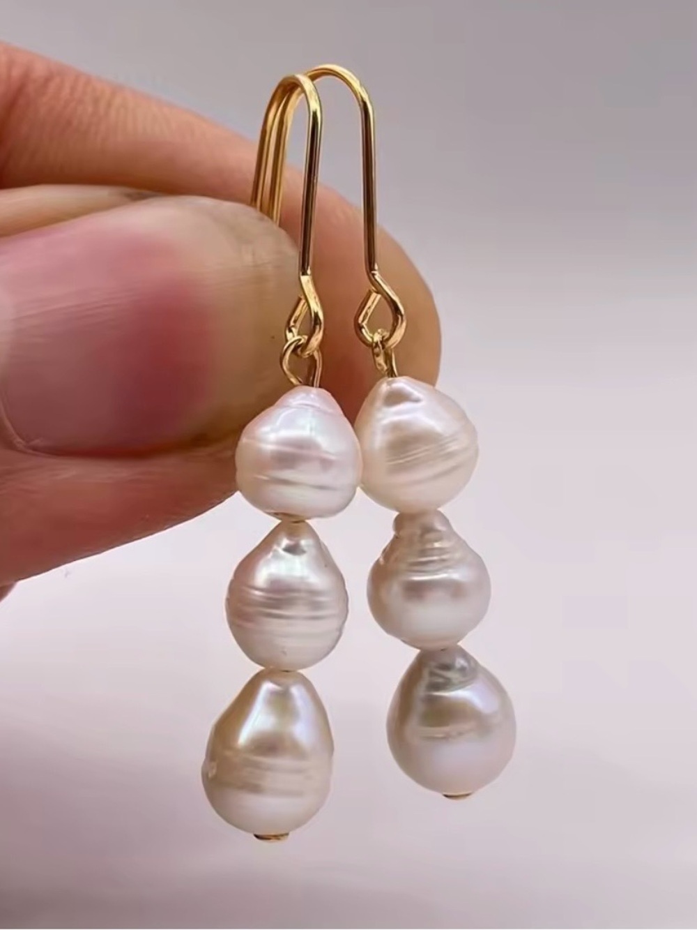 3/$40 NWT Freshwater Pearl Hook Earrings